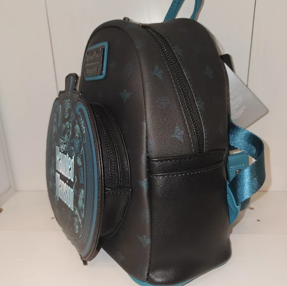 Loungefly The Haunted Mansion Glow-in-the-Dark Backpack New With Tags - Picture 4 of 8